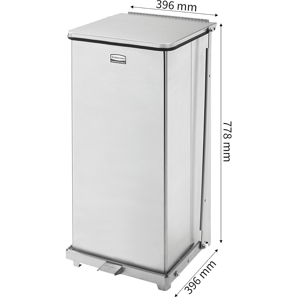 Nášľapný kôš na odpadky Defenders® – Rubbermaid (Zobrazenie produktu 5)-4