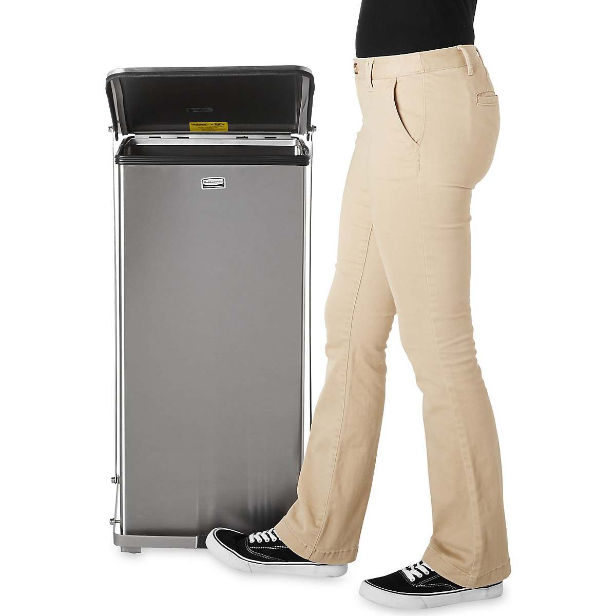 Nášľapný kôš na odpadky Defenders® – Rubbermaid (Zobrazenie produktu 6)-5