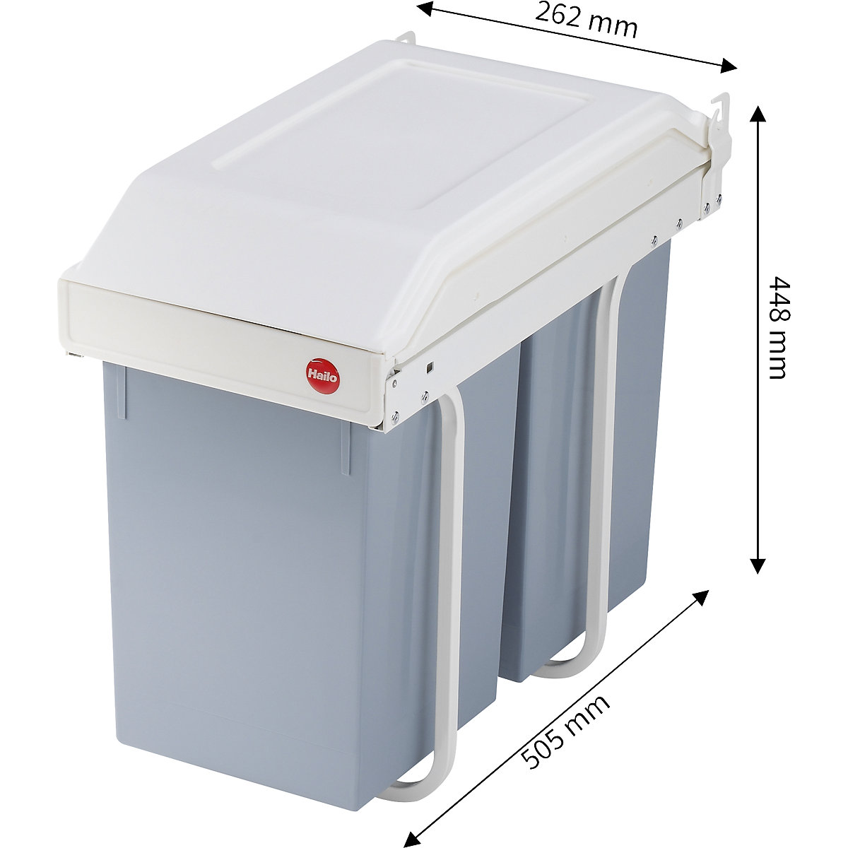 Zabudovaný systém triedenia odpadu Multi-Box duo L – Hailo (Zobrazenie produktu 8)-7