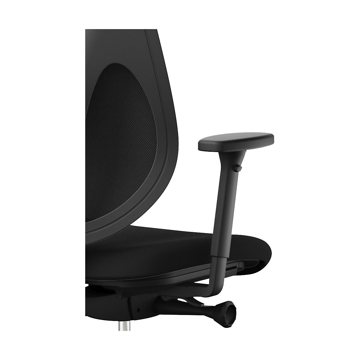 4D-Armlehnen-Paar Kunststoff Softpad (Giroflex 353)