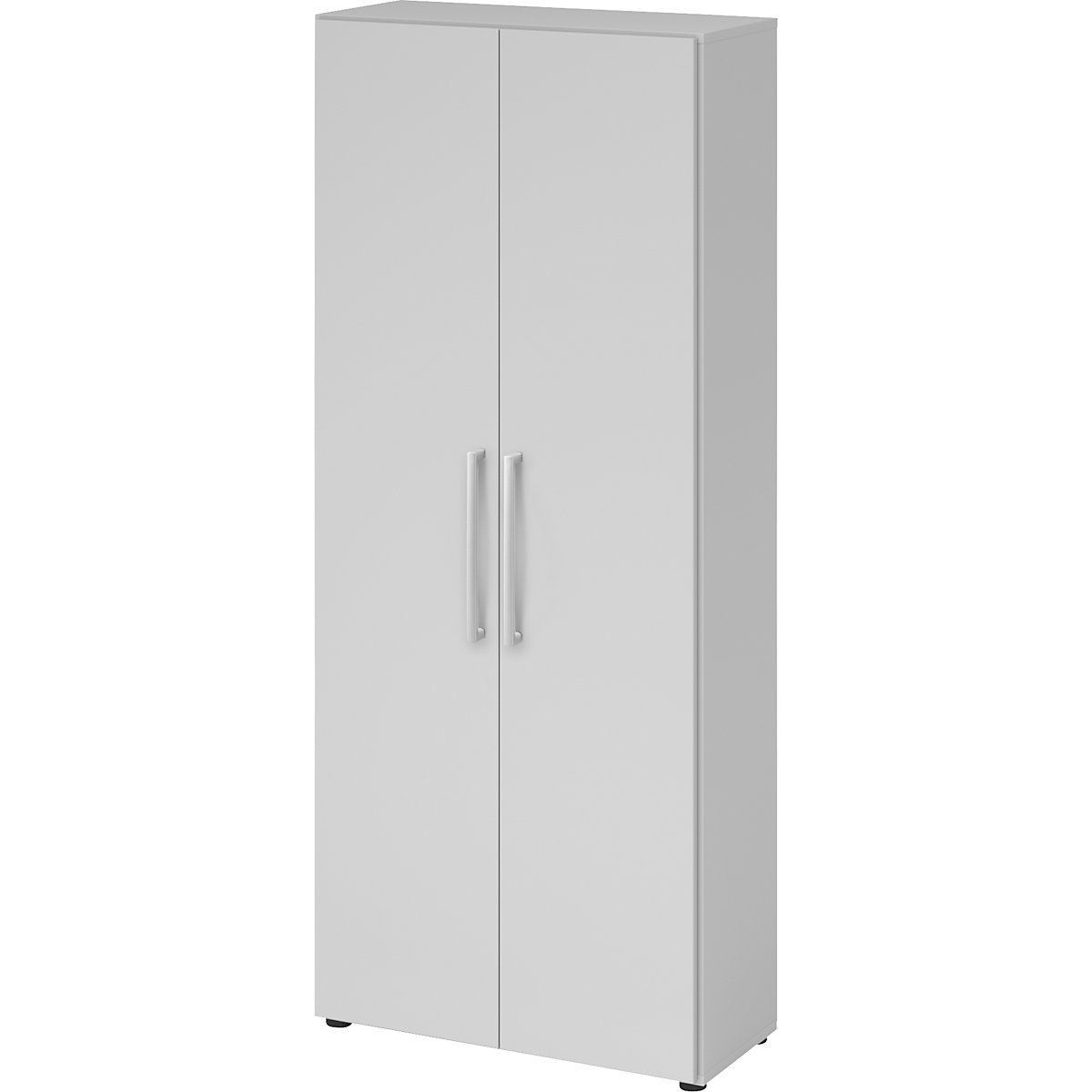 Armario de oficina – eurokraft pro, 4 baldas, H x A x P 1880 x 800 x 346 mm, gris luminoso-0