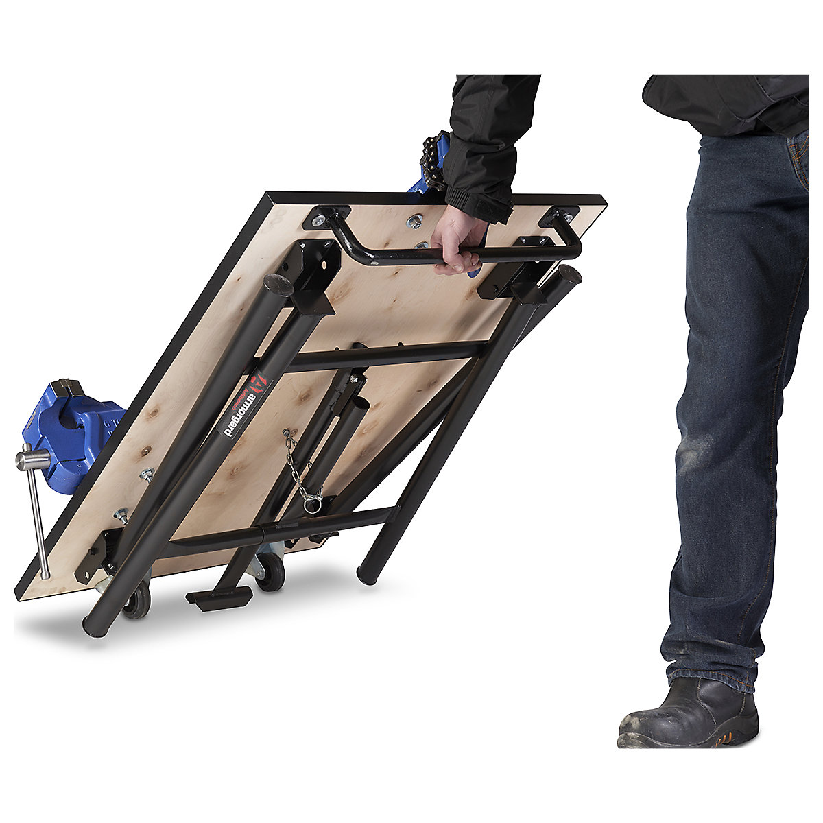 Armorgard Tuffbench Handle & Wheel Kit (Tuffbench Not Included)