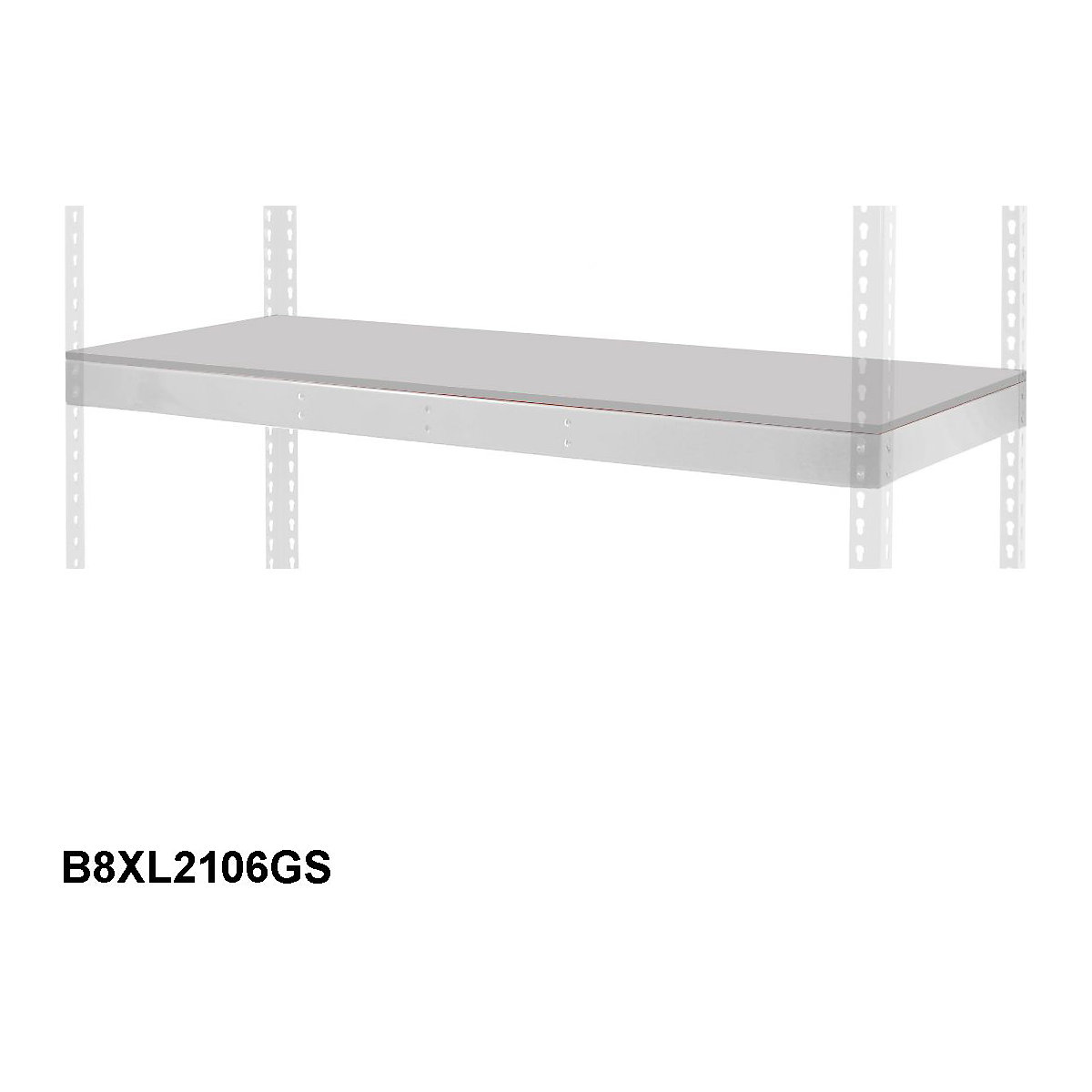 BIG800 Extra Galvanised Panel Level 2135w X 610d mm 580kg UDL Grey