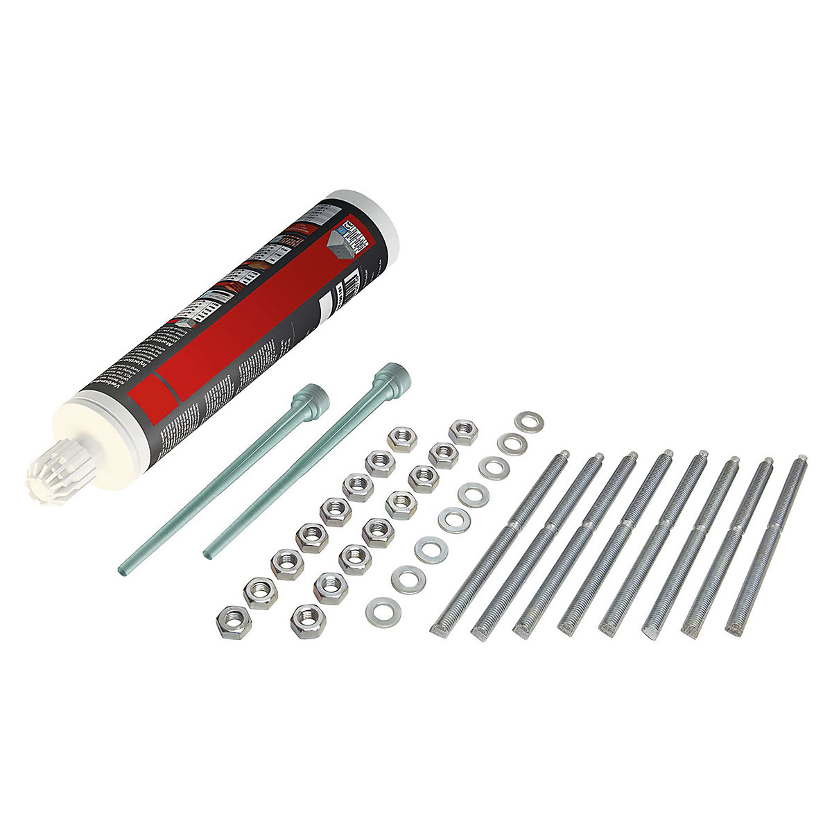 BLACK BULL FLEX Protection Barrier System HYBRID Chemical Anchor Kit | 170h x 10w x 10d mm | Pack of 8 | 1 Pack required per Set