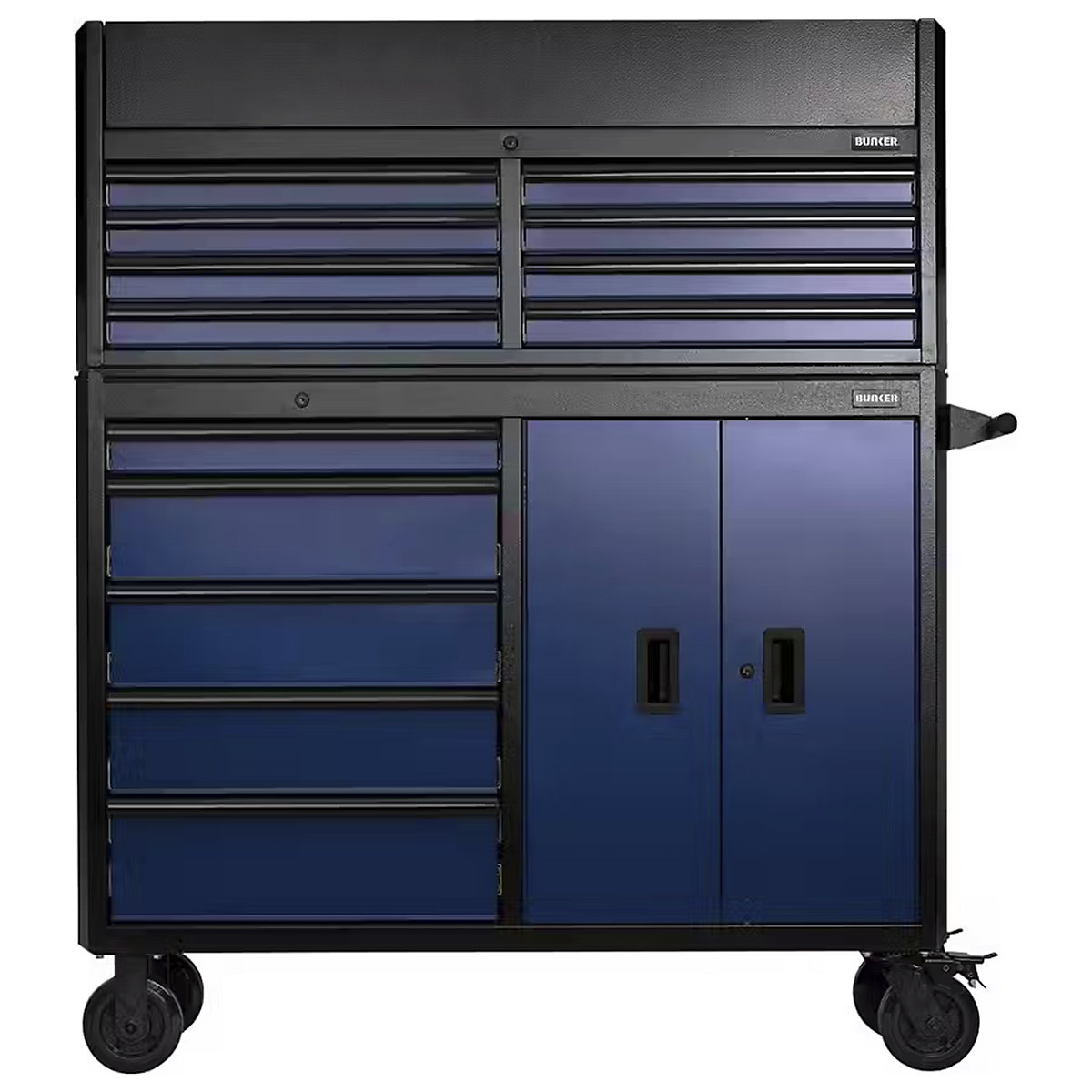 BUNKER 52" Combined Roller Cabinet and Tool Chest | 13 Drawers (Product illustration 3)-2