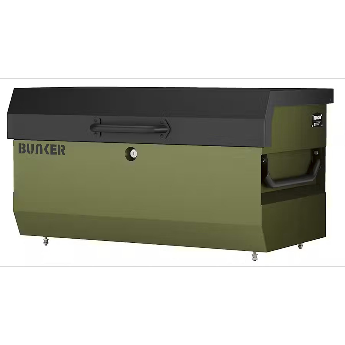 BUNKER T1 Tool Storage Stacking Boxes, BUNKER T1 Tool Storage Stacking Boxes, BUNKER® T1 Tool Storage Stacking Box | 490h x 935w x 530d mm | 207 Litre | Green-1