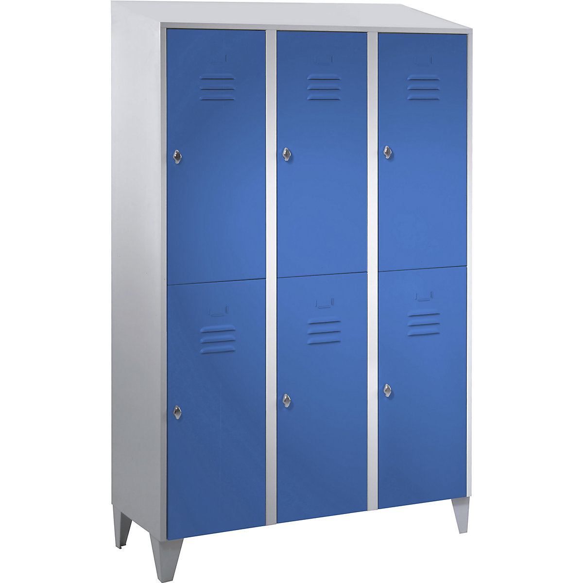 Berlin 2 double deck clothes locker - Wolf