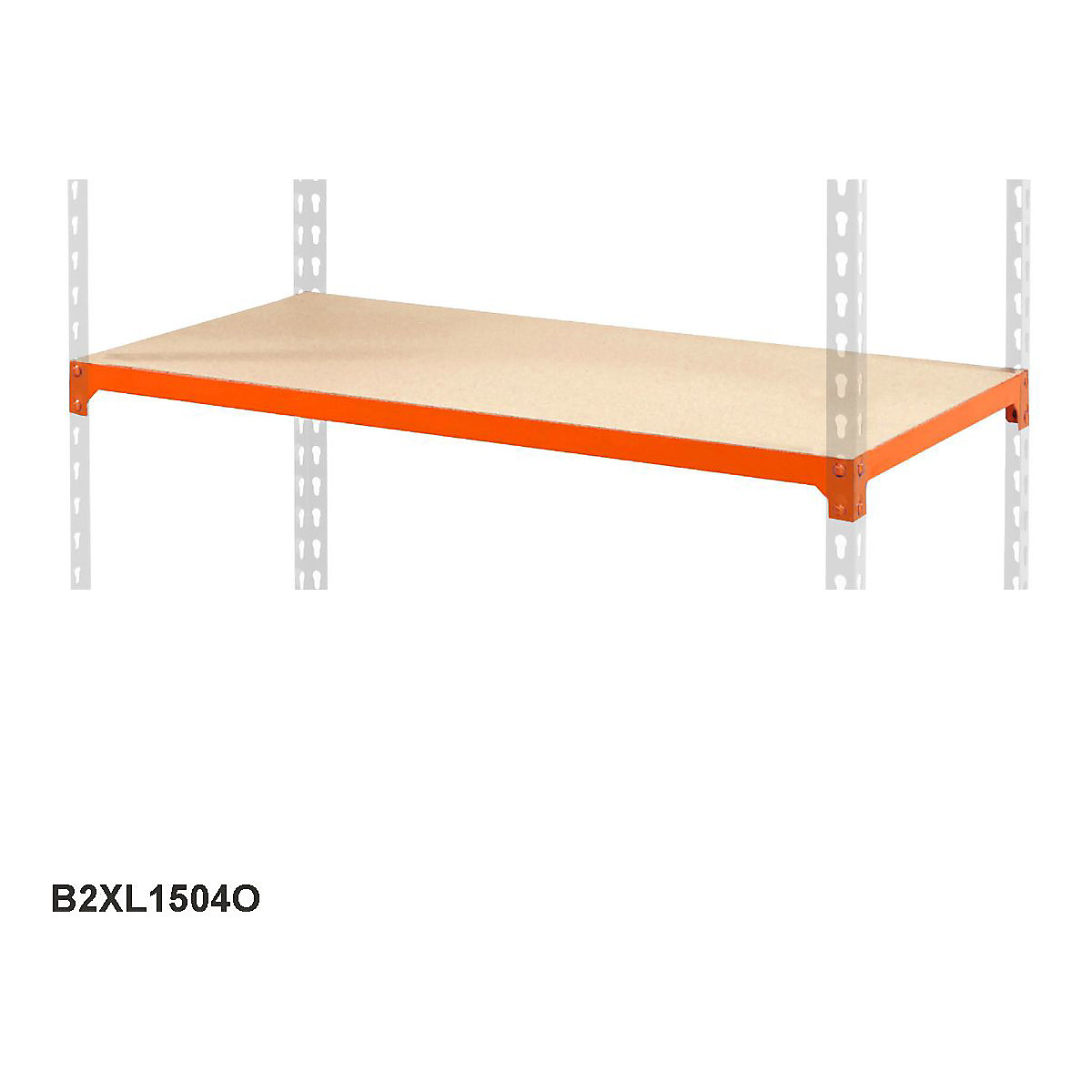 BiG200 Extra Chipboard Shelf 1525w x 455d mm 90kg UDL Orange