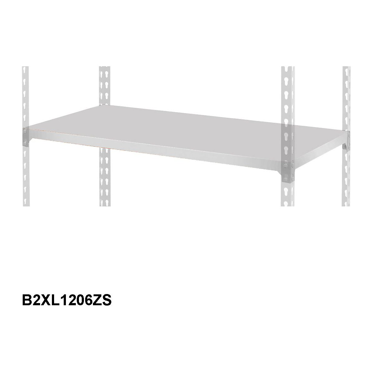 BiG200 Extra Steel Shelf 1220w x 610d mm Galvanised 140kg UDL