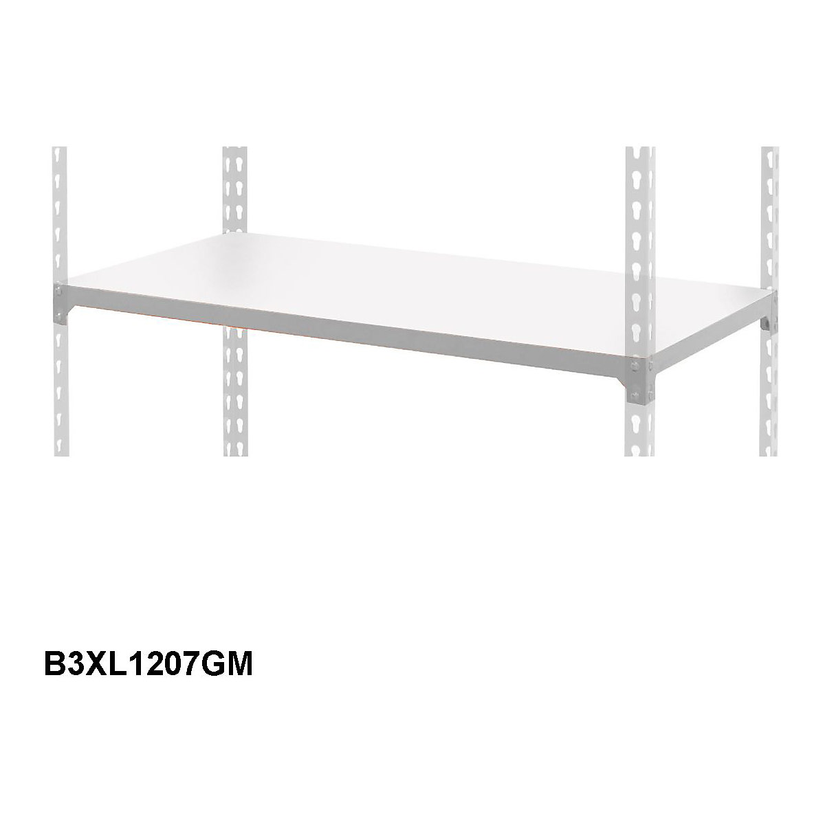 BiG340 Extra Melamine Shelf 1220w X 730d Mm 200kg UDL Grey
