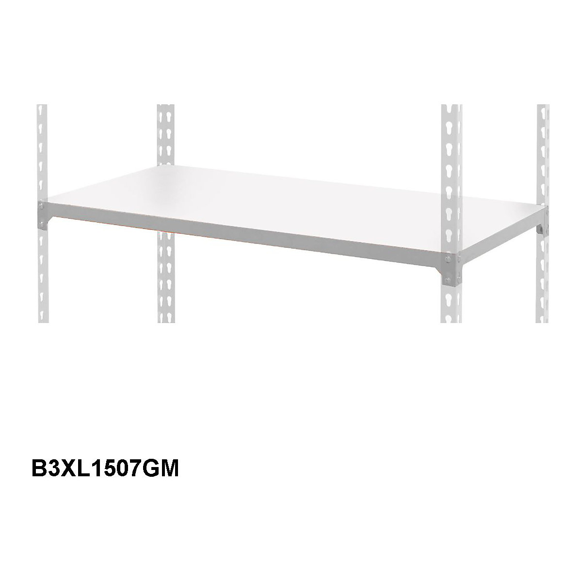 BiG340 Extra Melamine Shelf 1525w X 730d Mm 100kg UDL Grey