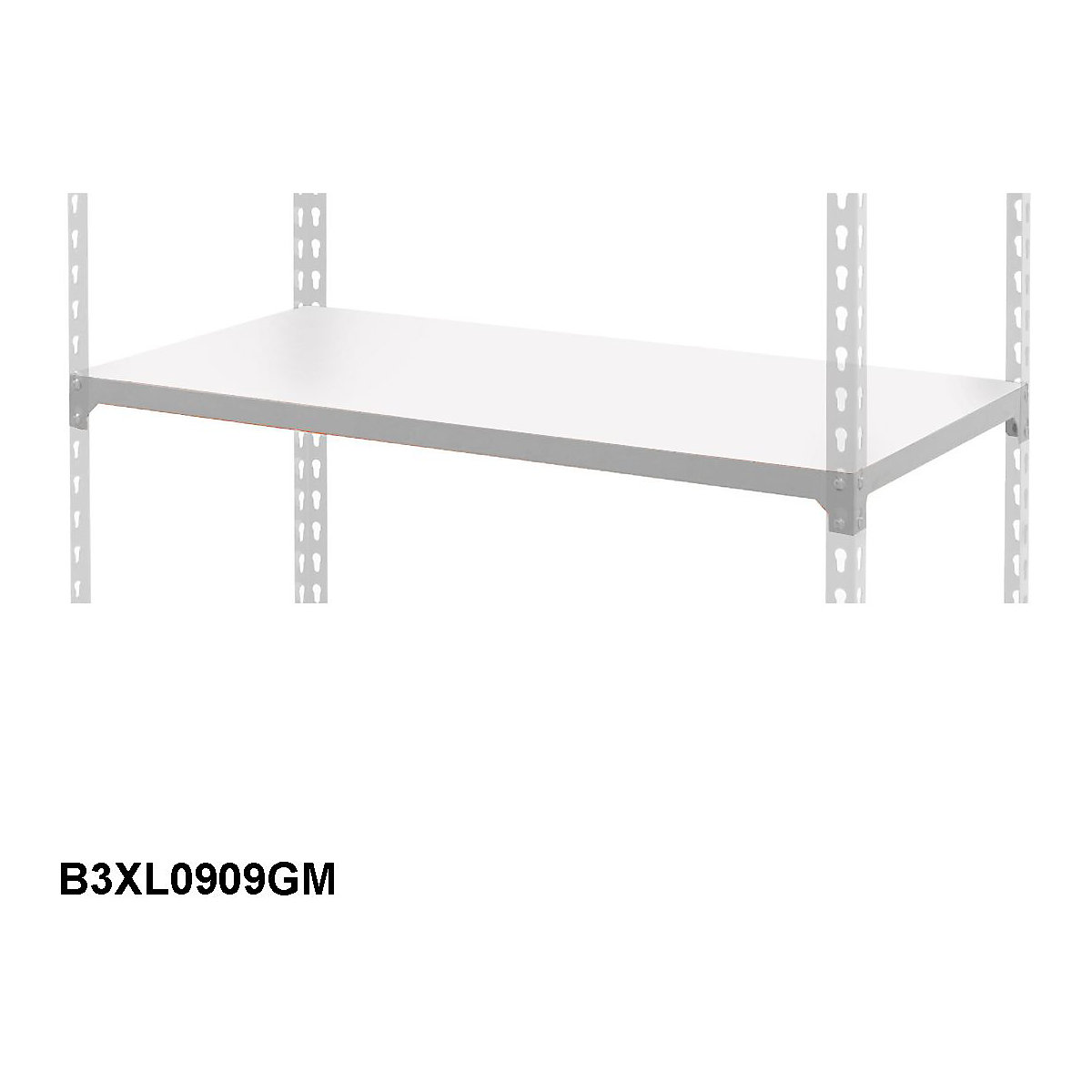 BiG340 Extra Melamine Shelf 915w X 915d Mm 340kg UDL Grey