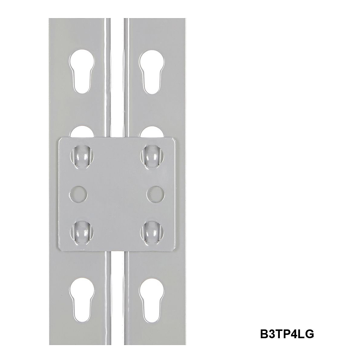 BiG340 Pack Of 4 Grey Tie Plates To Join 2 Bays