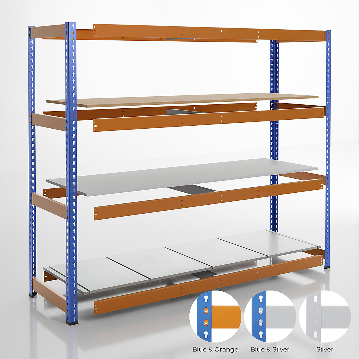 BiG400 Build-A-Bay Shelving System (Product illustration 2)-1