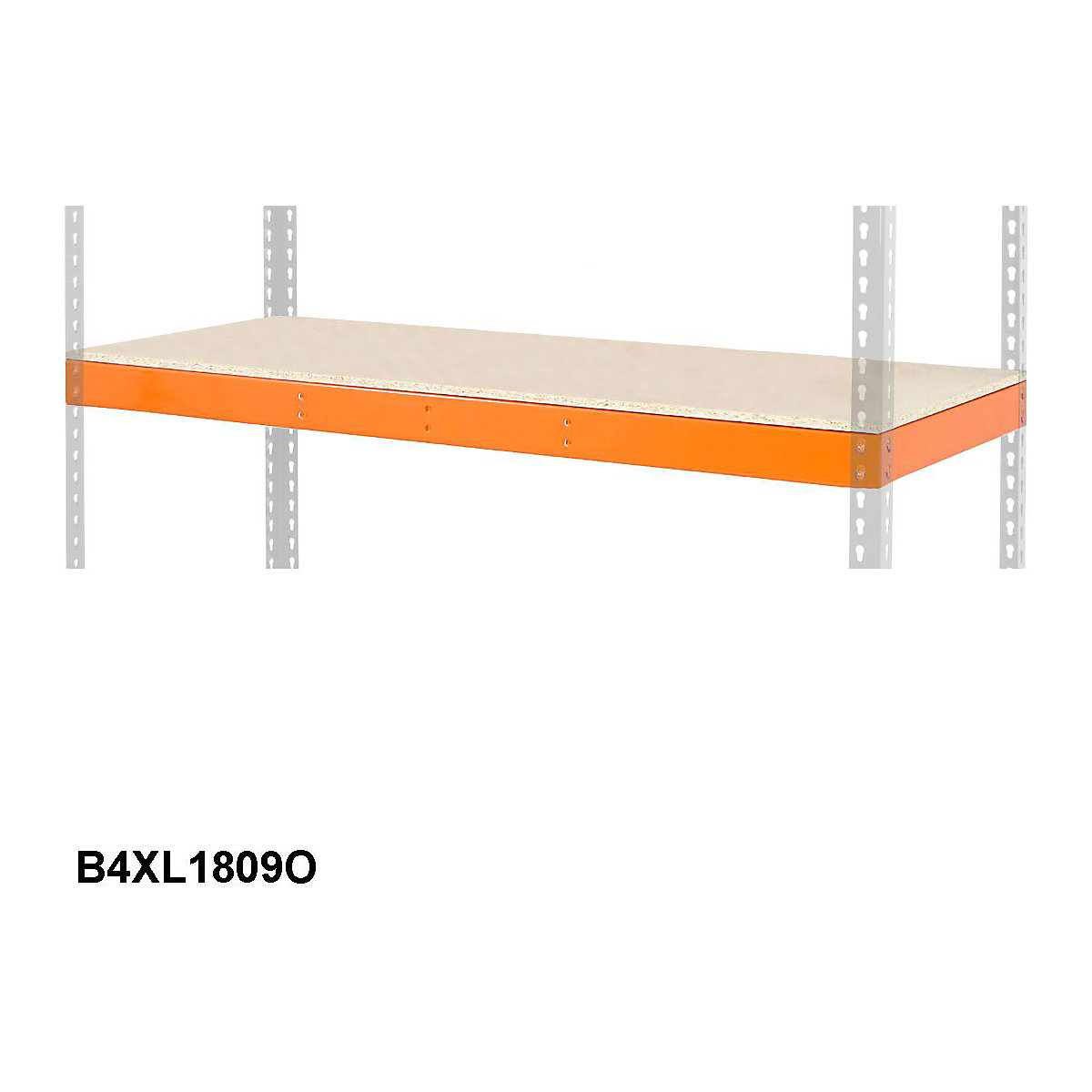 BiG400 Extra Chipboard Shelf 1830w x 915d mm 400kg UDL Orange