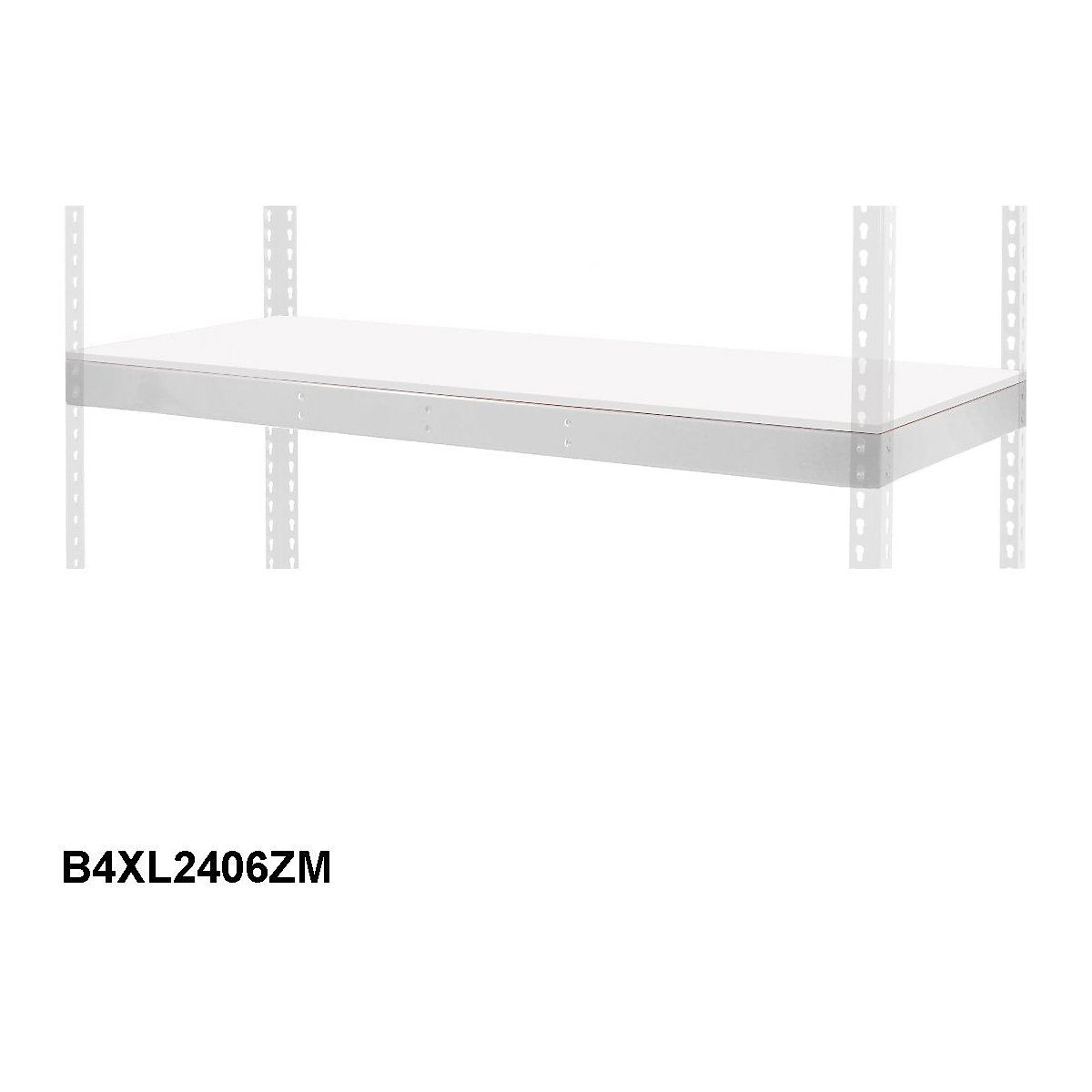 BiG400 Extra Melamine Level 2440w x 610d mm 400kg UDL Galvanised