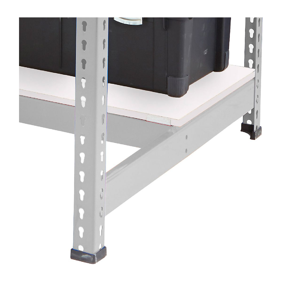 BiG400 Laminate Half Depth Lower Shelf & Galvanised Cross Beam Set | 1830w x 455d mm