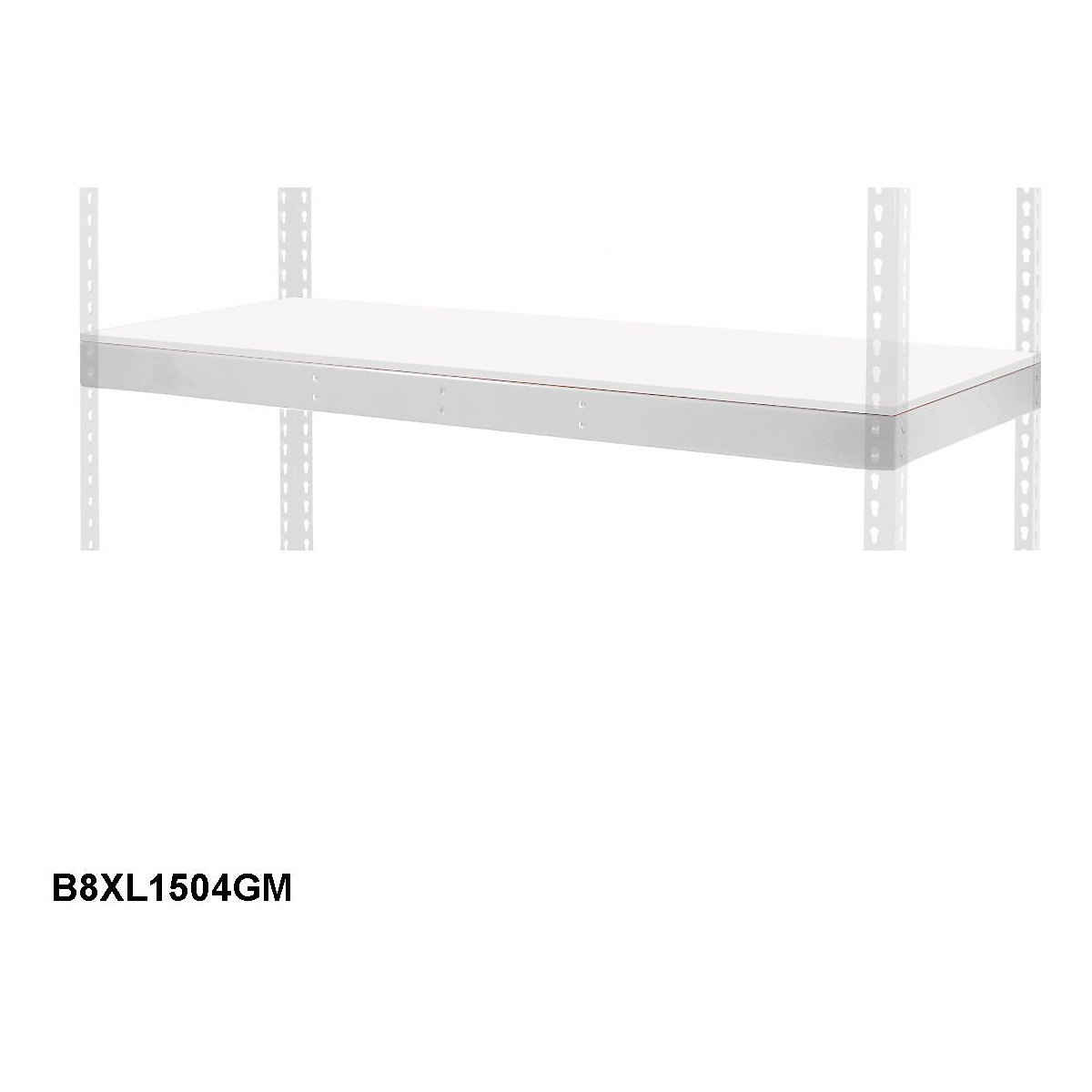 BiG800 Extra Melamine Level 1525w X 455d mm 800kg UDL Grey
