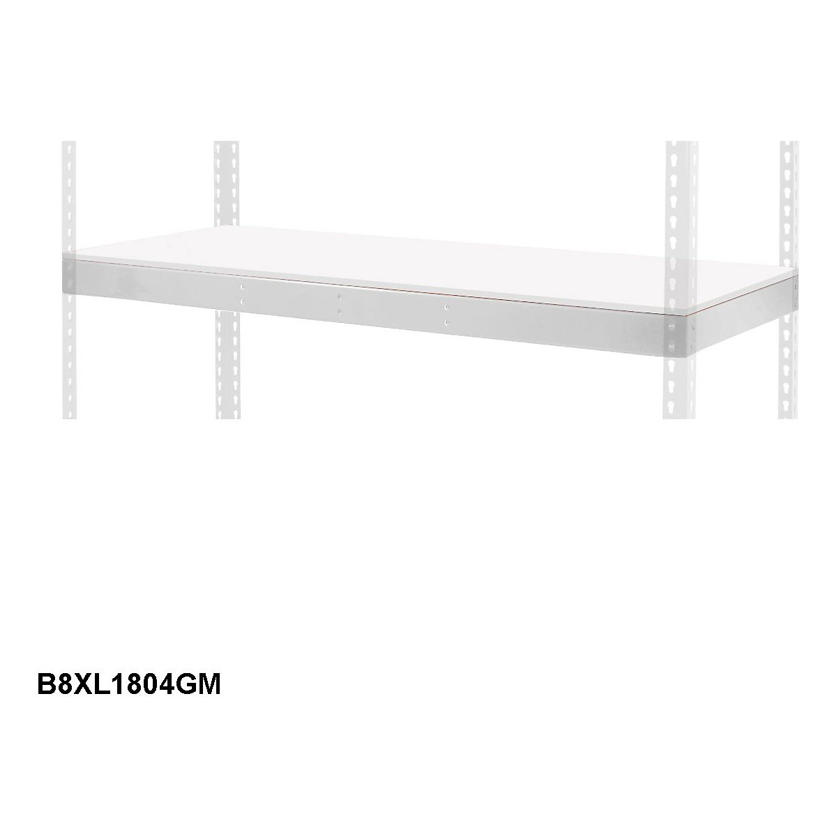BiG800 Extra Melamine Level 1830w X 455d mm 610kg UDL Grey