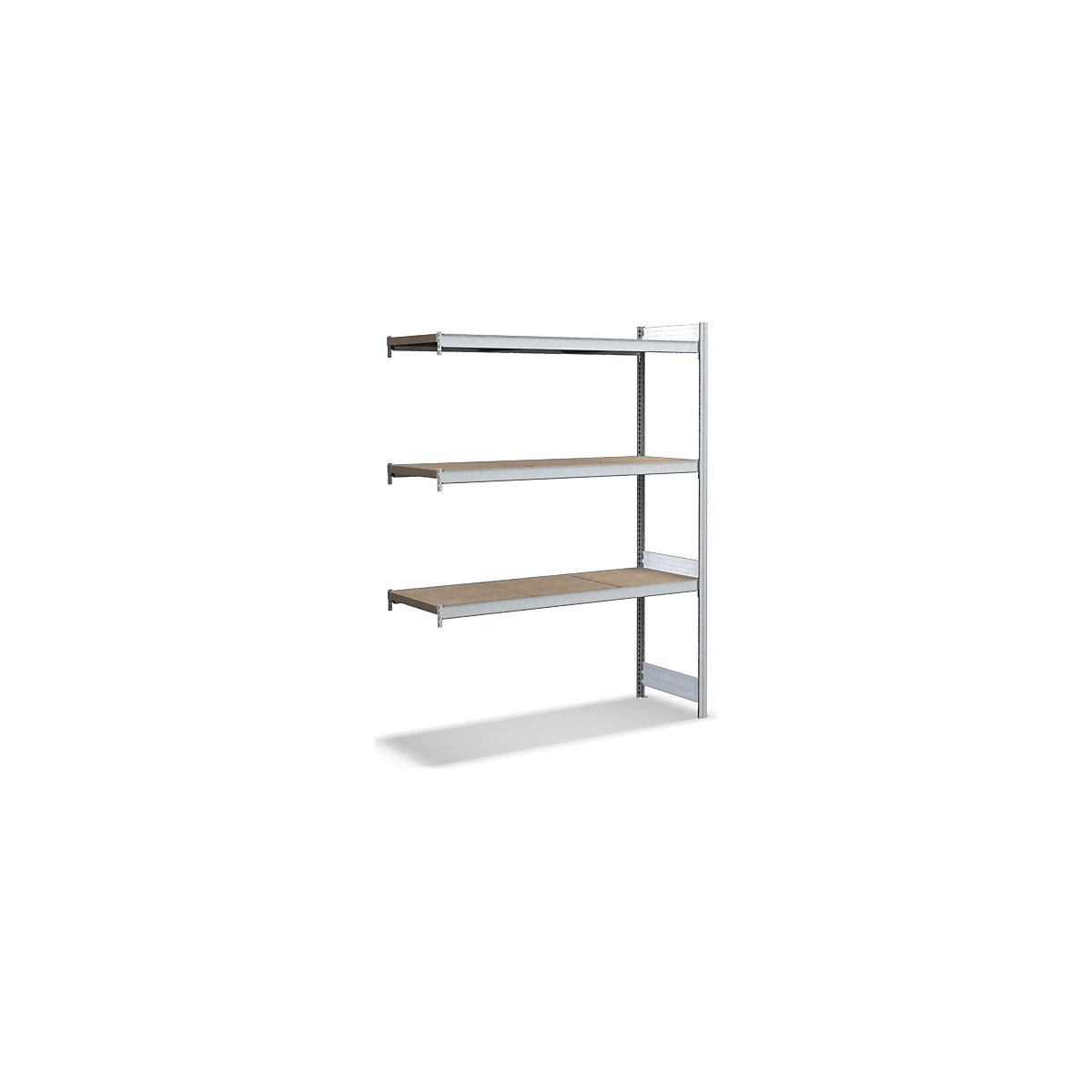 BiGDUG 350kg Longspan Shelving Extension with Chipboard Levels, BiGDUG 350kg Longspan Shelving Extension with Chipboard Levels, BiGDUG 350kg Longspan Shelving | 2000h x 1500w x 500d mm | Extension Bay | 3 Chipboard Levels-1