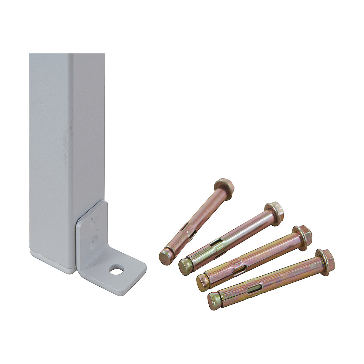 BiGDUG Essentials Changing Room Bench Floor Fixing Kit | 4x Sleeve Anchor Bolts M8 x 65mm