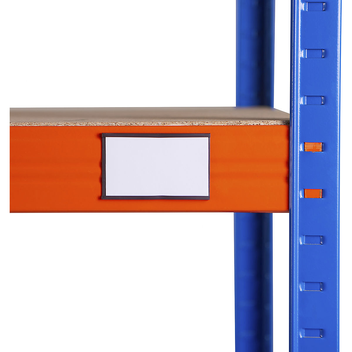 BiGDUG Essentials Extra-wide Industrial Racking Label Holders | Magnetic | 50mm x 80mm | Pack of 100