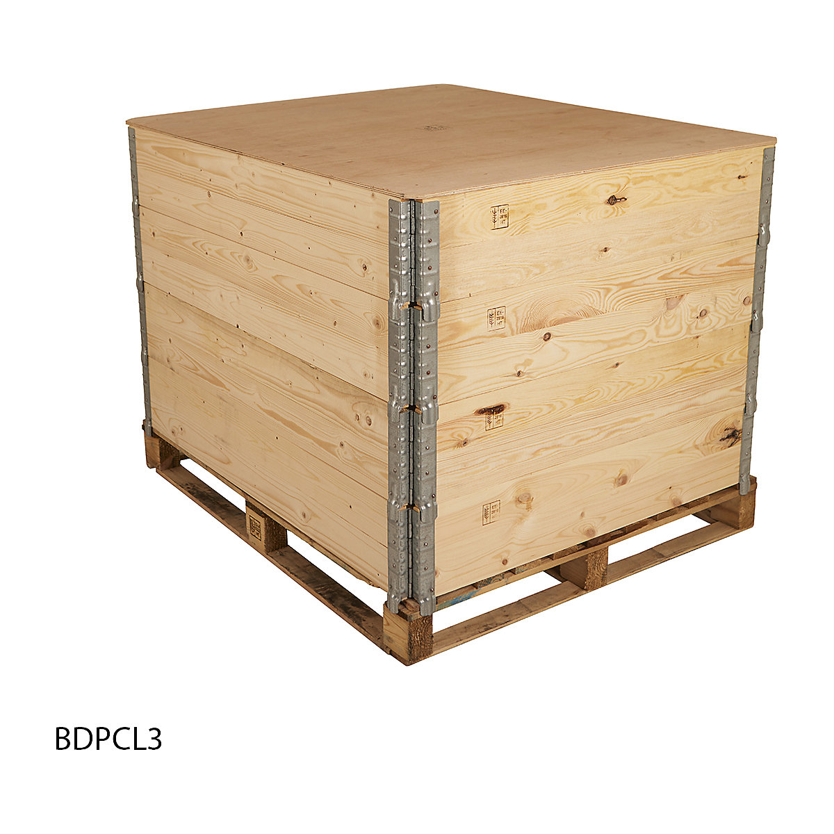 BiGDUG Essentials Wooden Pallet Collar Lid (Product illustration 2)-1