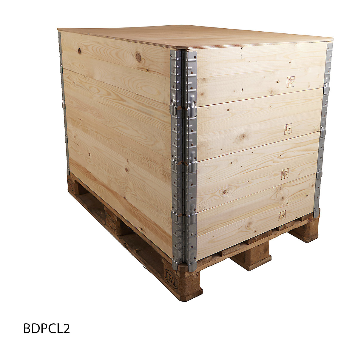 BiGDUG Essentials Wooden Pallet Collar Lid (Product illustration 3)-2