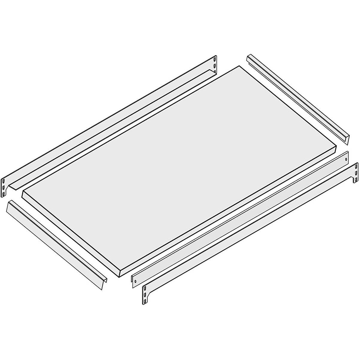 BiGDUG Supply Shelving | 1300w x 600d mm | Extra Shelves | 100kg UDL
