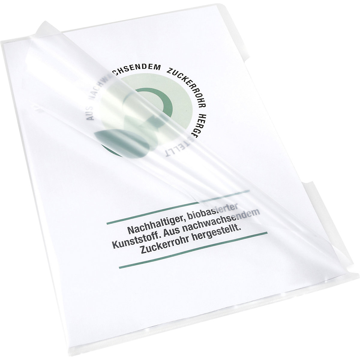 Bio-based document sleeve made from sugarcane - EICHNER