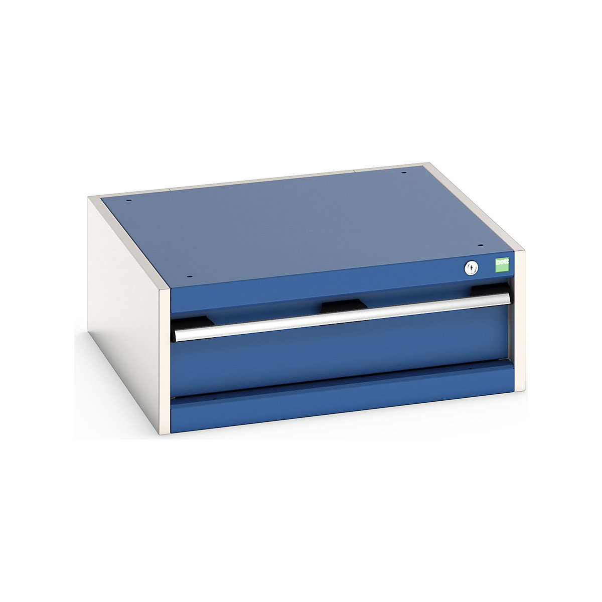 Bott Cubio Suspended Cabinets| 250 & 400mm High | Suitable for 750mm Deep Benches, Bott Cubio Suspended Cabinets| 250 & 400mm High | Suitable for 750mm Deep Benches, Bott Cubio 1 Drawer Cabinet | 250h x 650w x 650d mm | Blue-0