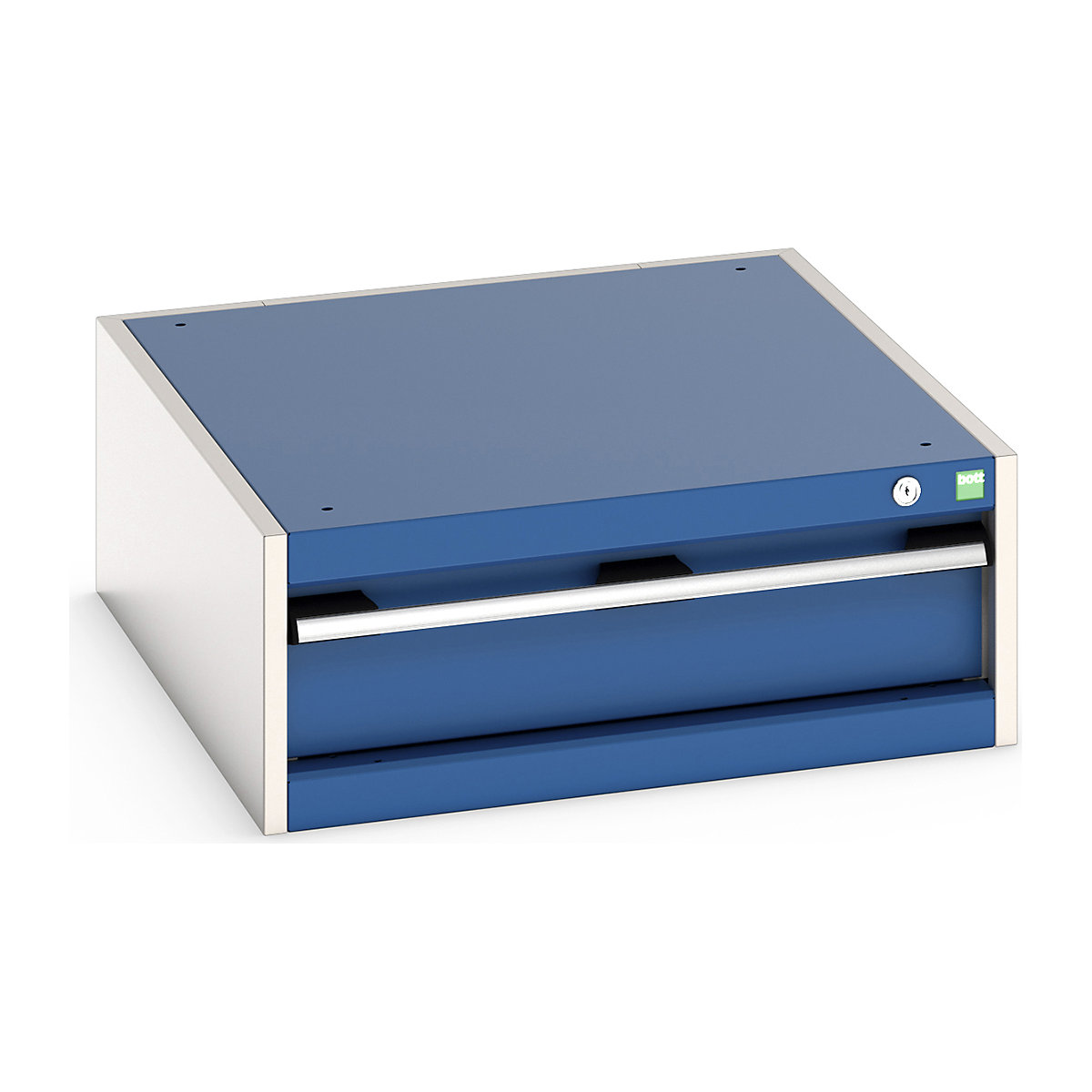 Bott Cubio Suspended Cabinets| 250 & 400mm High | Suitable for 900mm Deep Benches, Bott Cubio Suspended Cabinets| 250 & 400mm High | Suitable for 900mm Deep Benches, Bott Bott Cubio 1 Drawer Cabinet | 250h x 650w x 750d mm | For 900mm Deep Benches | Blue-0