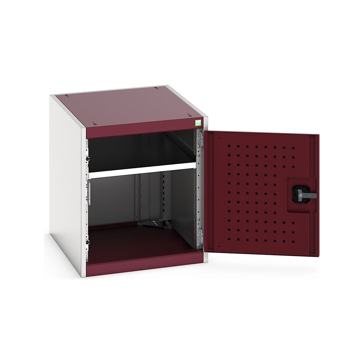 Bott Cubio Suspended Cabinets| 600mm High | Suitable for 750mm Deep Benches, Bott Cubio Suspended Cabinets| 600mm High | Suitable for 750mm Deep Benches, Bott Cubio 1 Door Cupboard | 600h x 525w x 650d mm | Red-0
