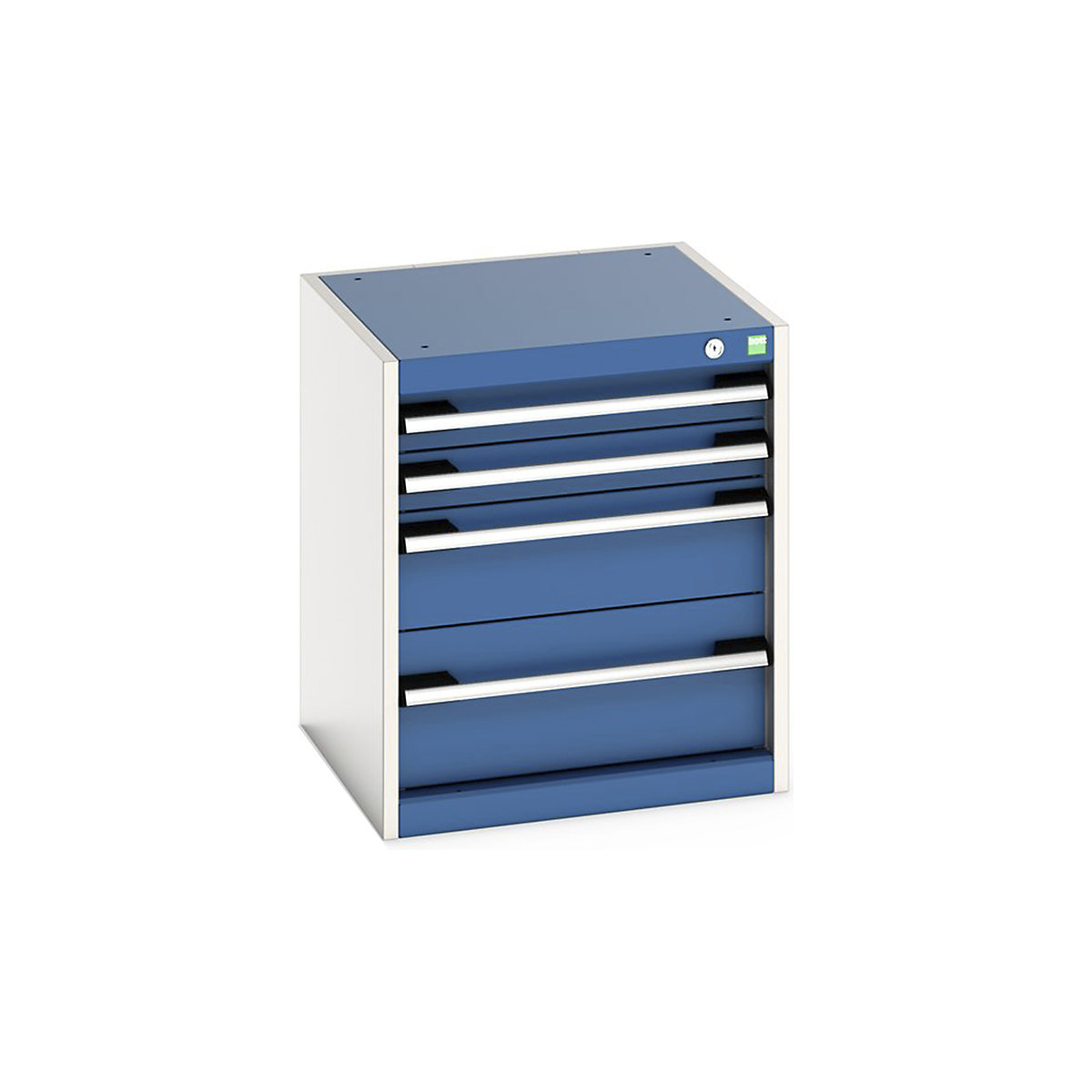 Bott Cubio Suspended Cabinets| 600mm High | Suitable for 750mm Deep Benches, Bott Cubio Suspended Cabinets| 600mm High | Suitable for 750mm Deep Benches, Bott Cubio 4 Drawer Cabinet | 600h x 525w x 525d mm | Blue-0