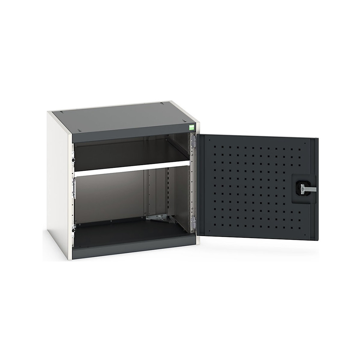 Bott Cubio Suspended Cabinets| 600mm High | Suitable for 750mm Deep Benches, Bott Cubio Suspended Cabinets| 600mm High | Suitable for 750mm Deep Benches, Bott Cubio 1 Door Cupboard | 600h x 650w x 525d mm | Dark Grey-0