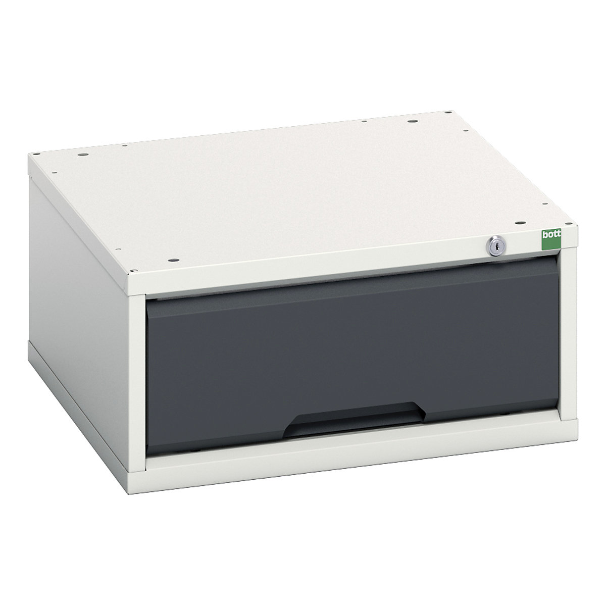 Bott Verso Suspended Cabinets | 250 & 450mm High, Bott Verso Suspended Cabinets | 250 & 450mm High, Bott Verso 1 Drawer Cabinet | 250h x 525w x 550d mm | 1x 175mm Drawer | Anthracite Grey-3