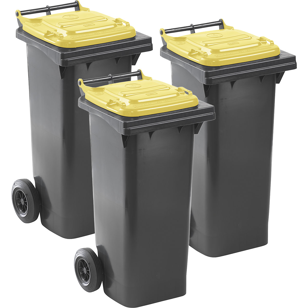 Contenedores de basura DIN EN 840, UE 3 unidades