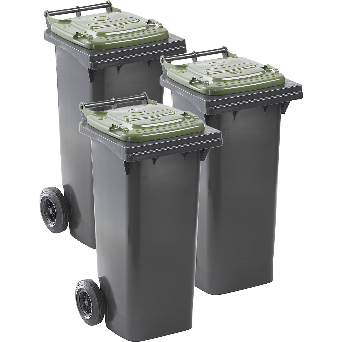 Contenedores de basura DIN EN 840, UE 3 unidades