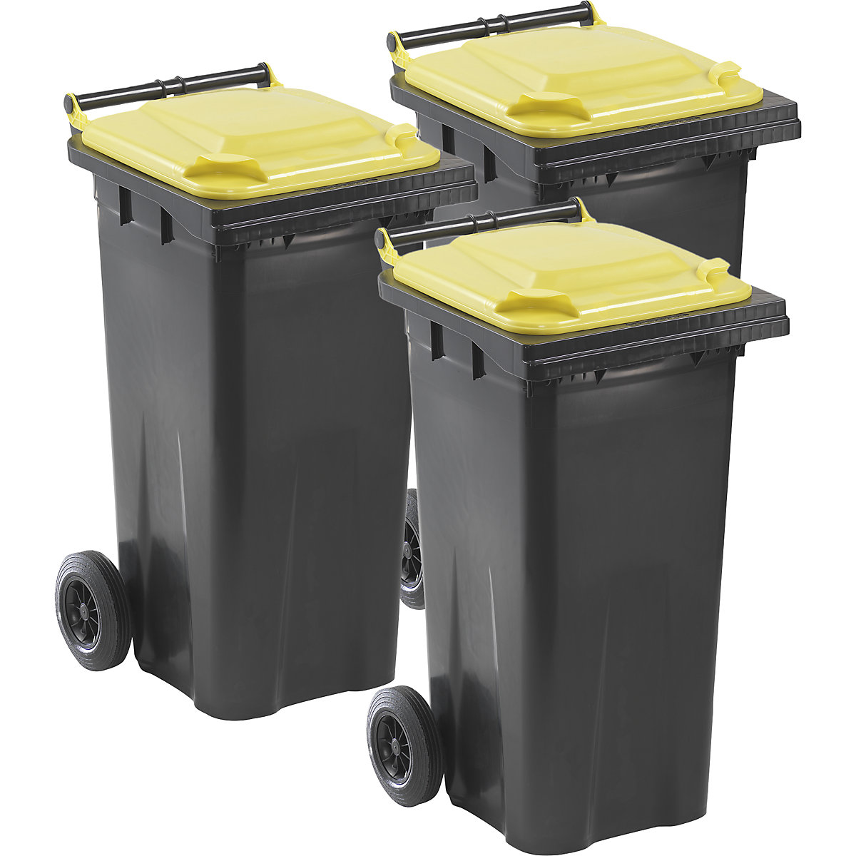 Contenedores de basura DIN EN 840, UE 3 unidades