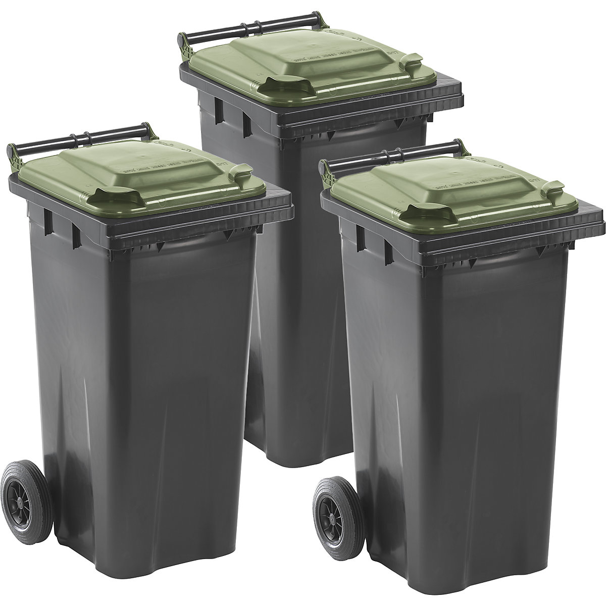 Contenedores de basura DIN EN 840, UE 3 unidades