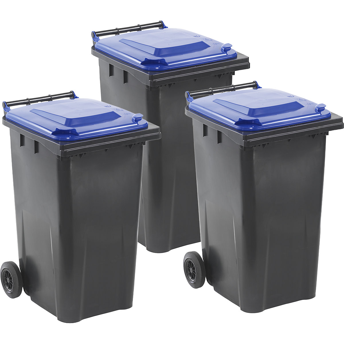 Contenedores de basura DIN EN 840, UE 3 unidades