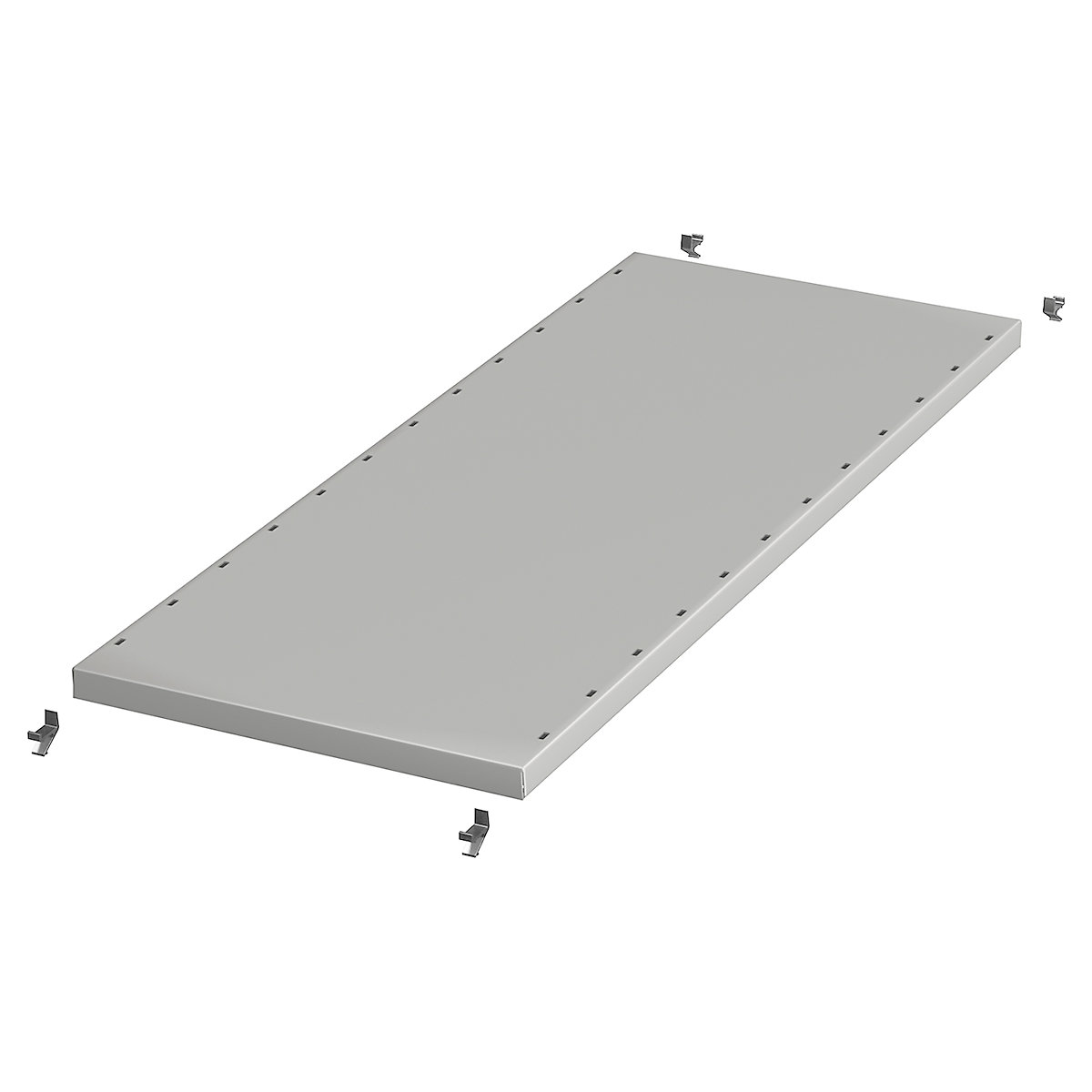 Euro Shelving Extra Shelf Level | 1000w x 450d mm | Light Grey | 160kg UDL