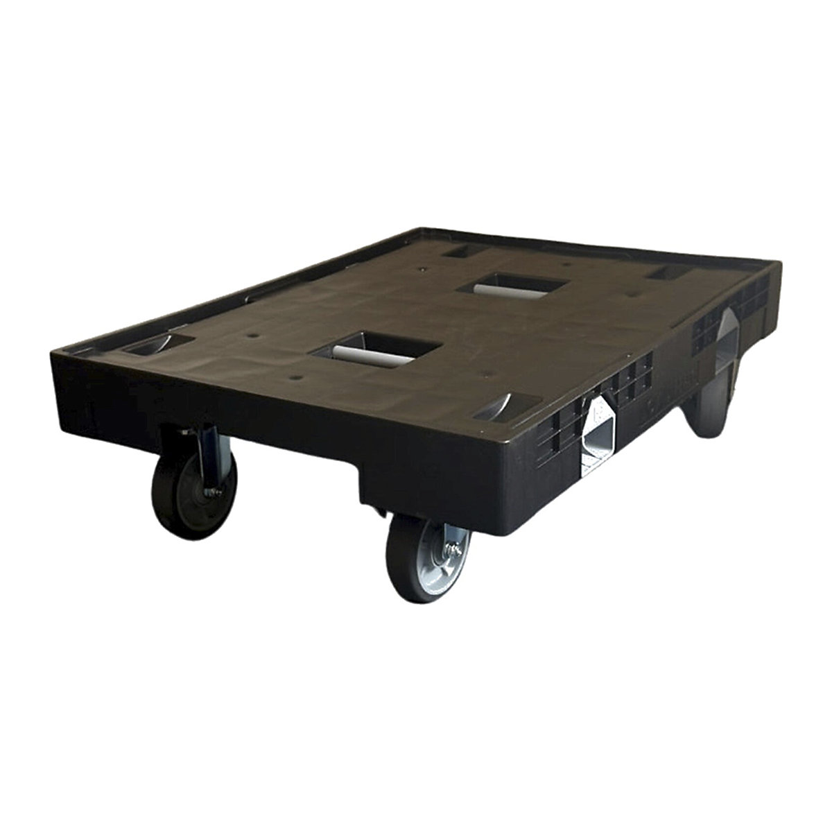 Extra Large Plastic Dolly | 2 Braked and 2 Swivel Castors | 600w x 800d mm | 500kg Capacity