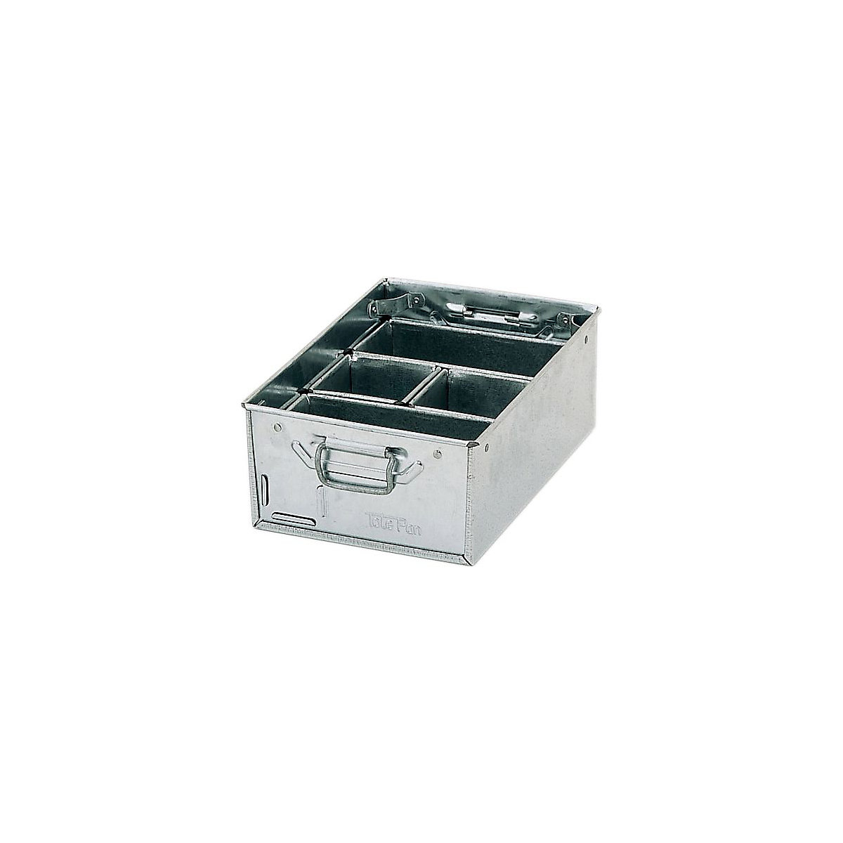 Galvanised Steel Tote Pan Insert | 100h x 130w x 255d mm