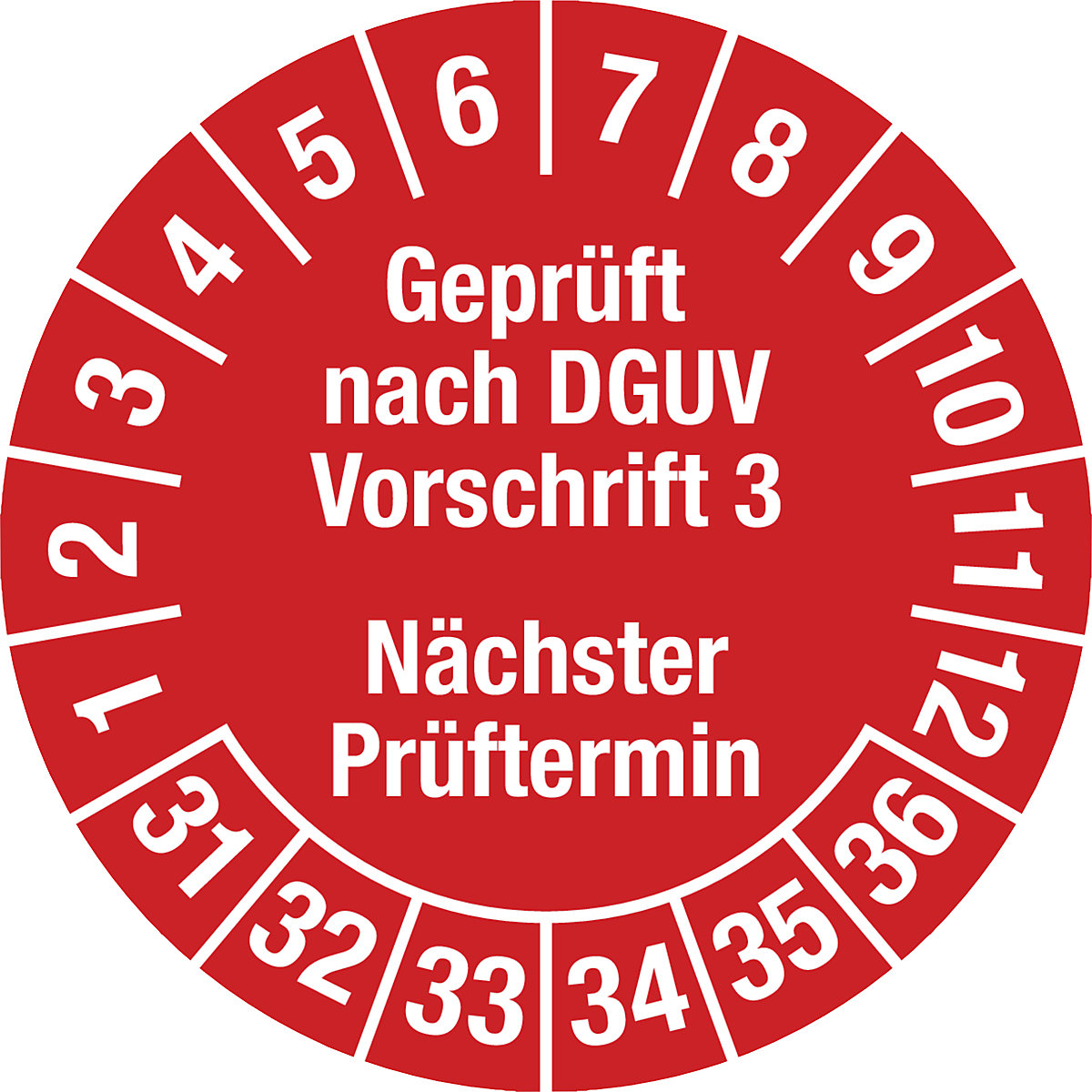 Geprüft nach DGUV Vorschrift 3