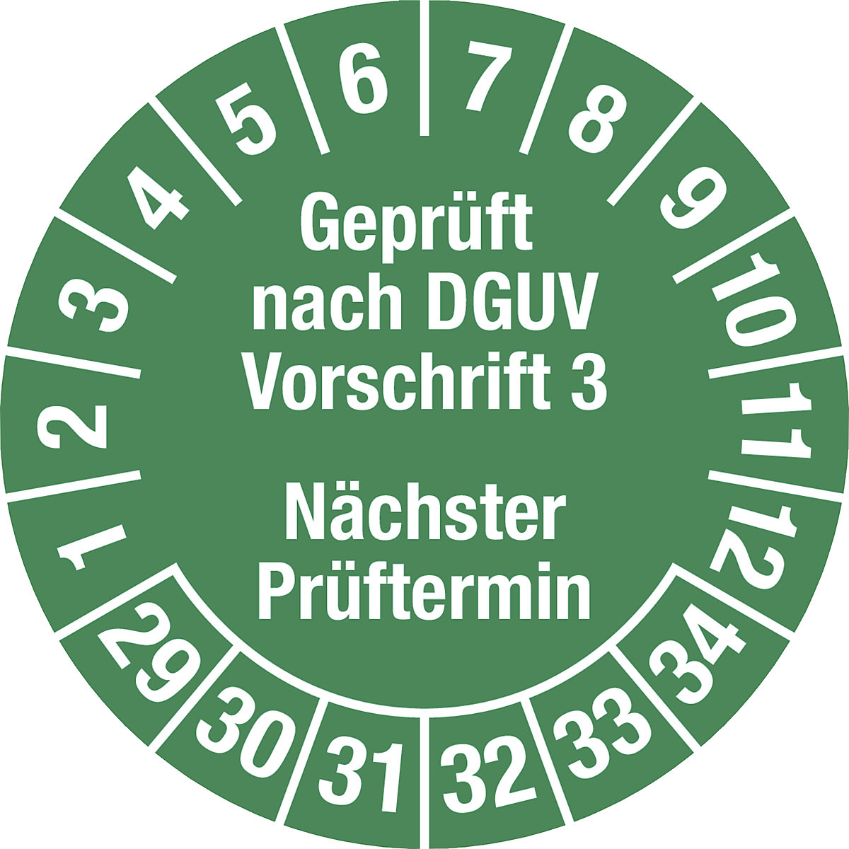 Geprüft nach DGUV Vorschrift 3