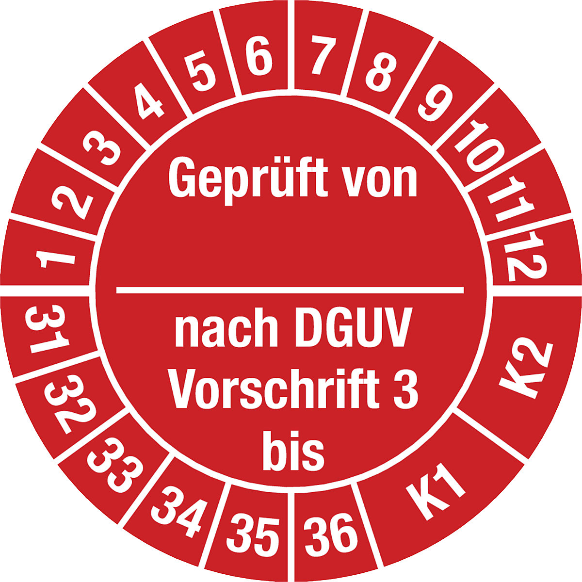 Geprüft von/nach DGUV
