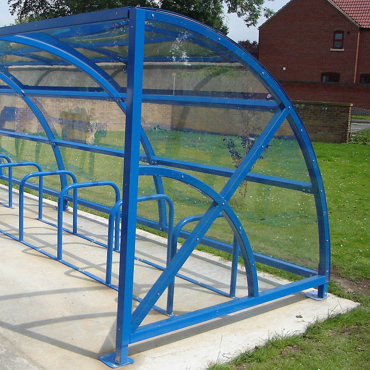Hamble Cycle Shelter Pair of Pespex End Panels 2160h x 2220d mm