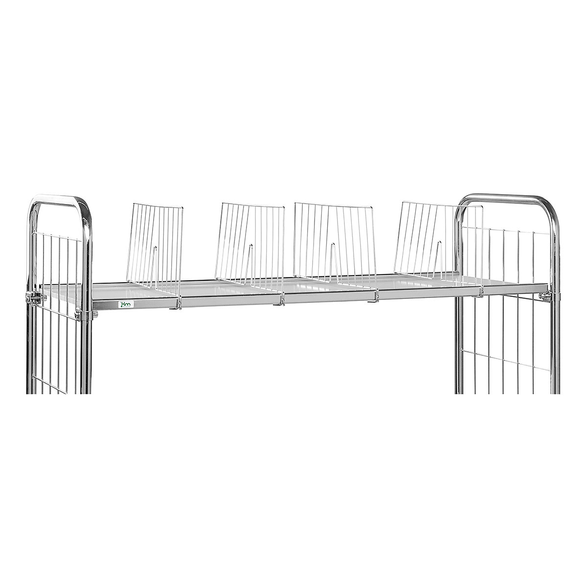 Kongamek Accessories - Shelf trolleys Series 8000 Shelf dividers | 200h x 435w x 51d mm | Electro galvanised