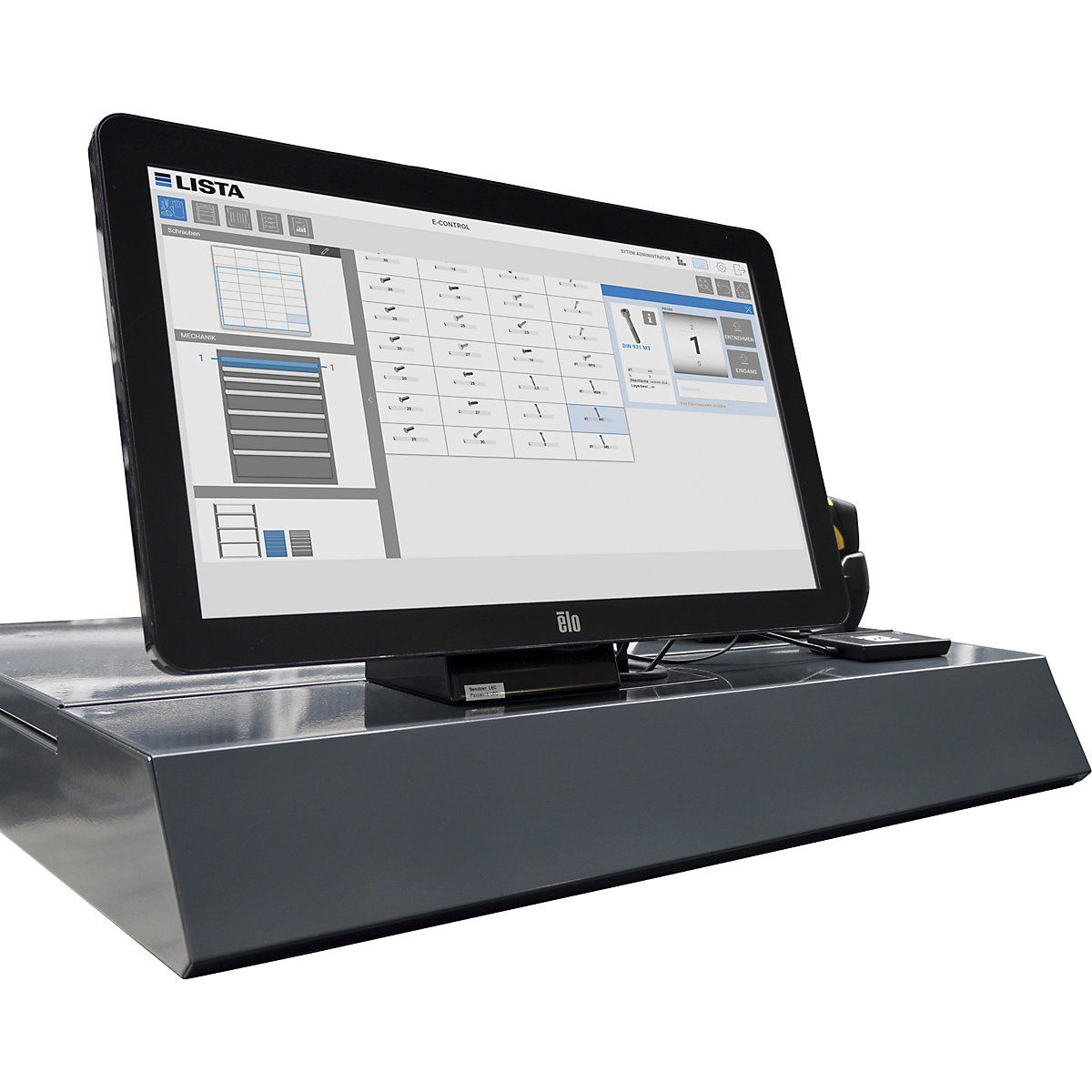 Lagerverwaltungssoftware E-Control LISTA